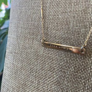 Premier Designs Engraved Necklace